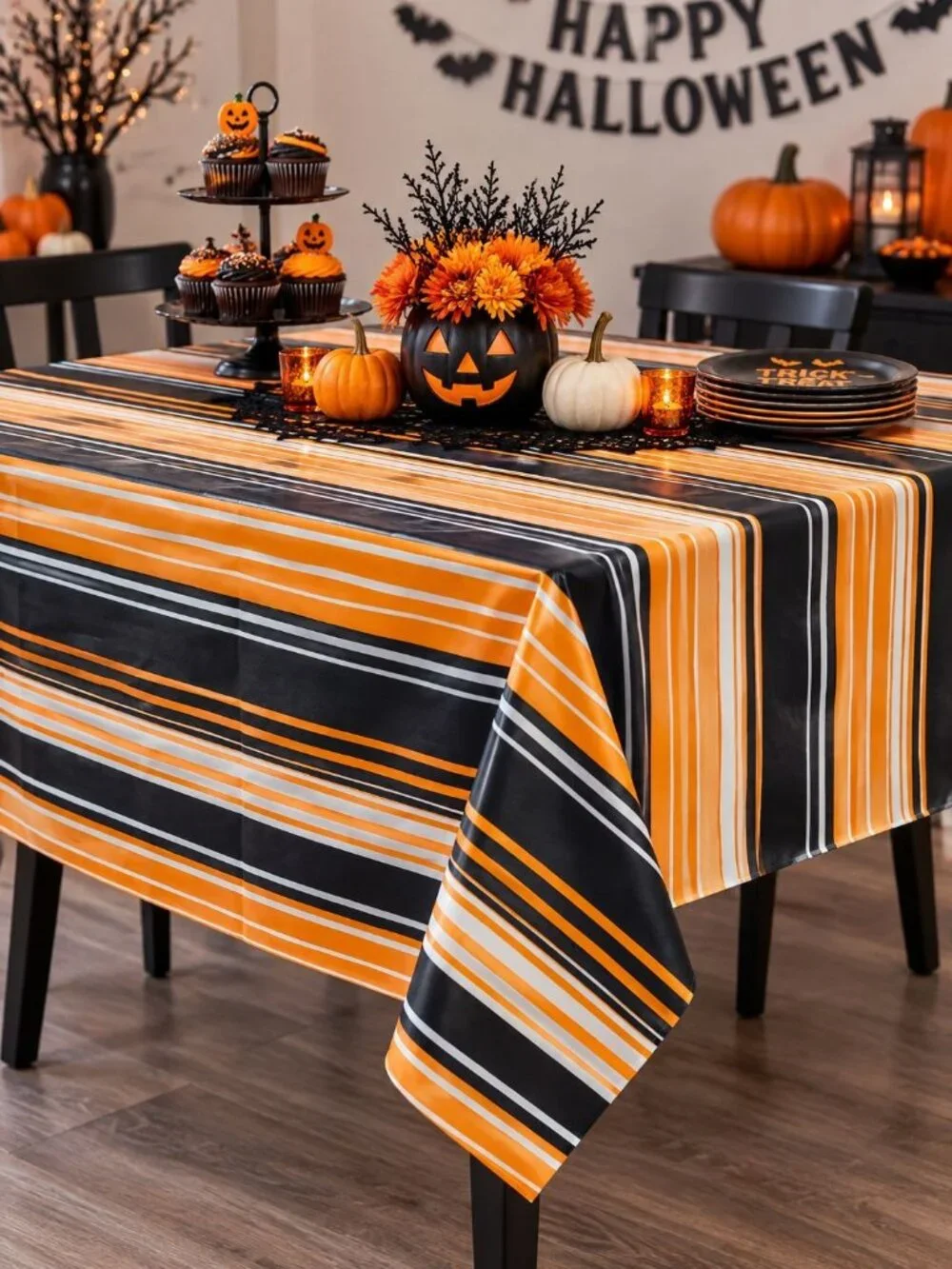 Halloween Vinyl Tablecloth 52